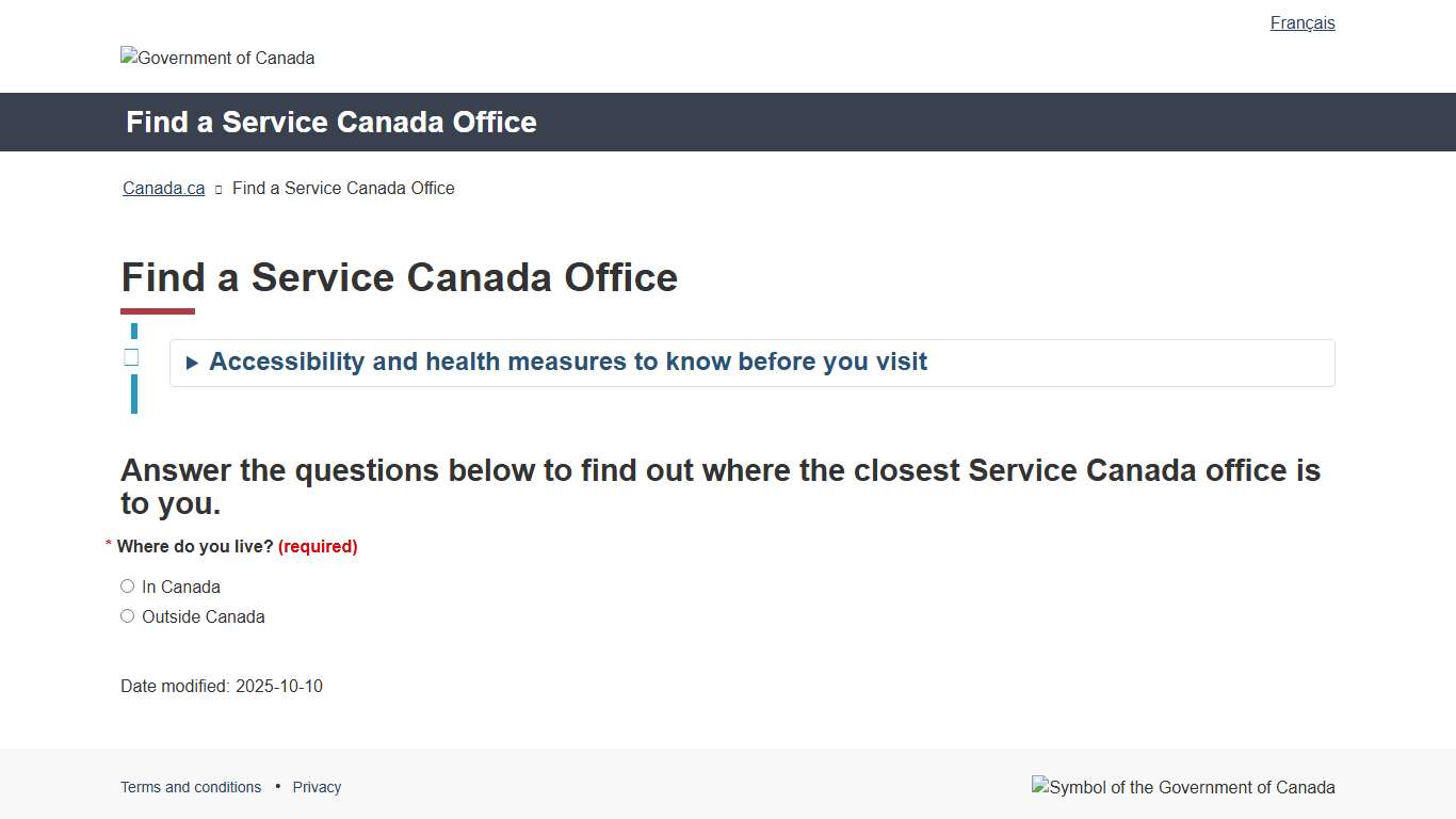 Find a Service Canada Office - Find a Service Canada Office - Canada.ca